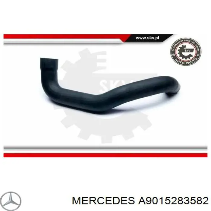 Купити A9015283582 Mercedes Шланг/патрубок интеркуллера