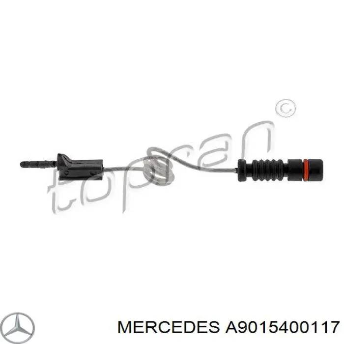 A9015400117 Mercedes датчик зносу гальмівних колодок, передній