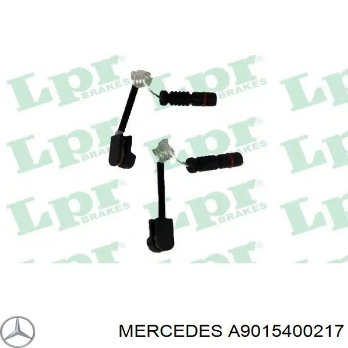 Датчик зносу гальмівних колодок, передній Mercedes A9015400217 ціна, від 1.93 USD