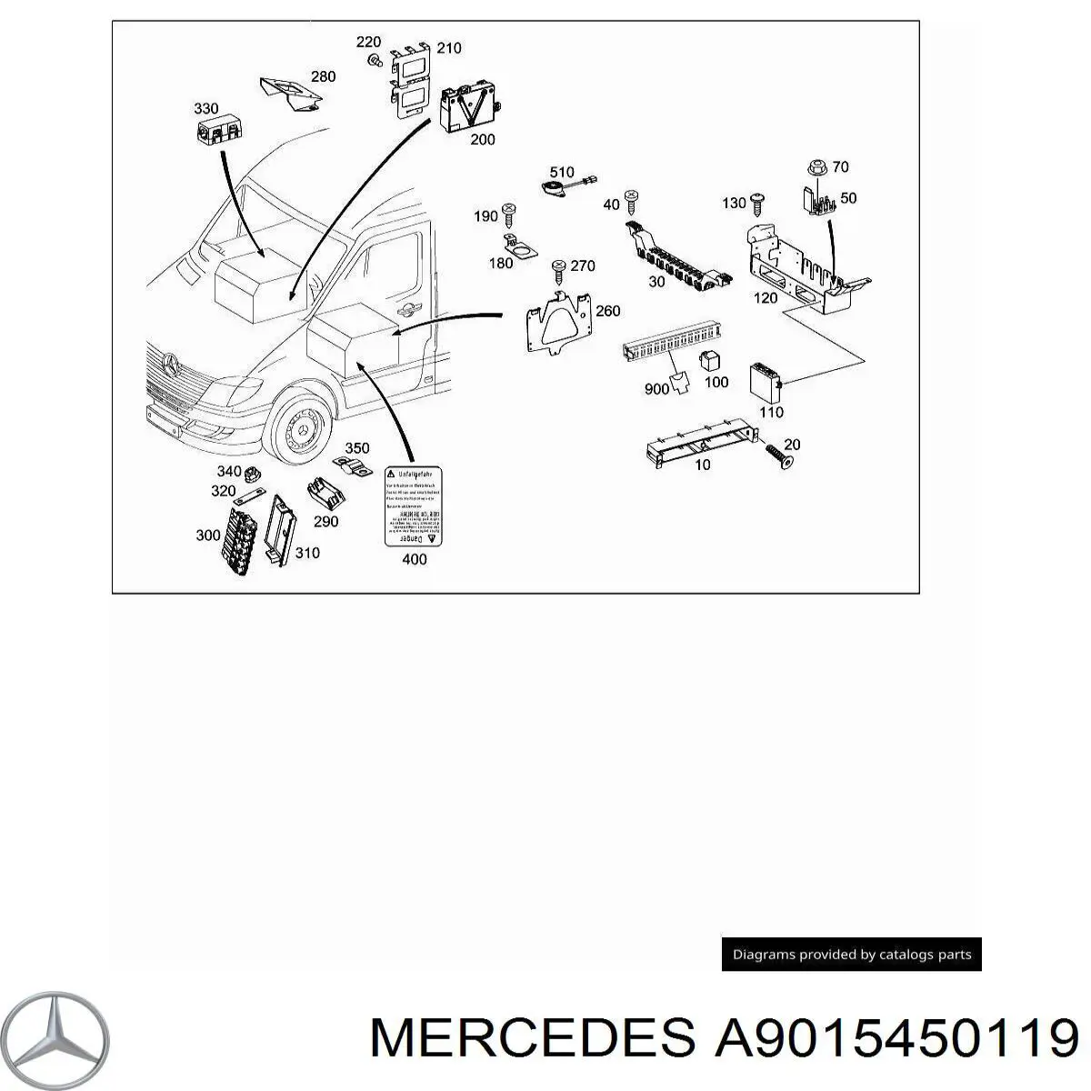 Mercedes A9015450119 ціна, від 6.38 USD