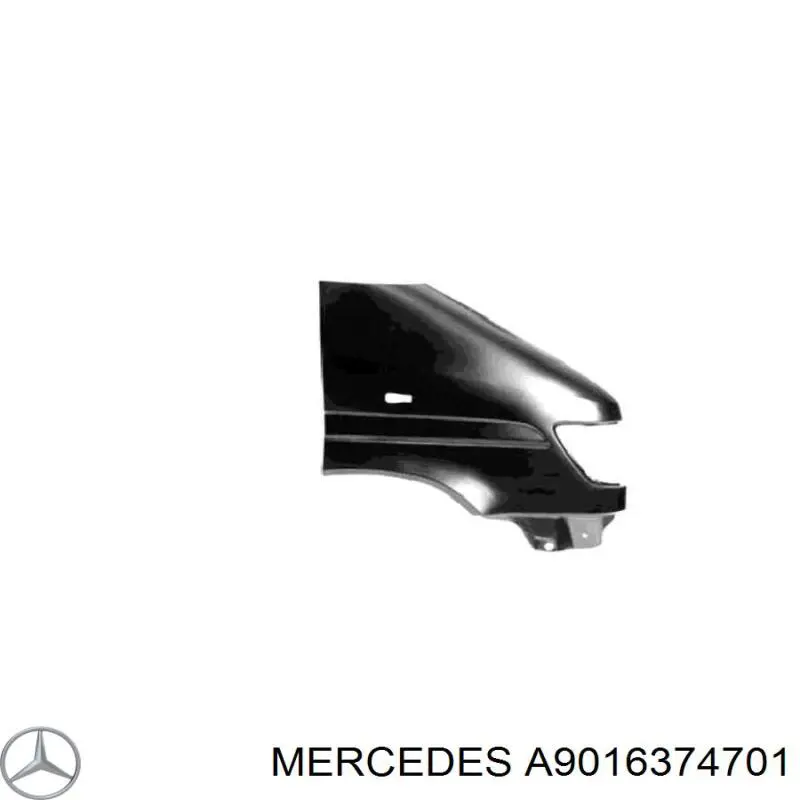 Купити A9016374701 Mercedes Крила