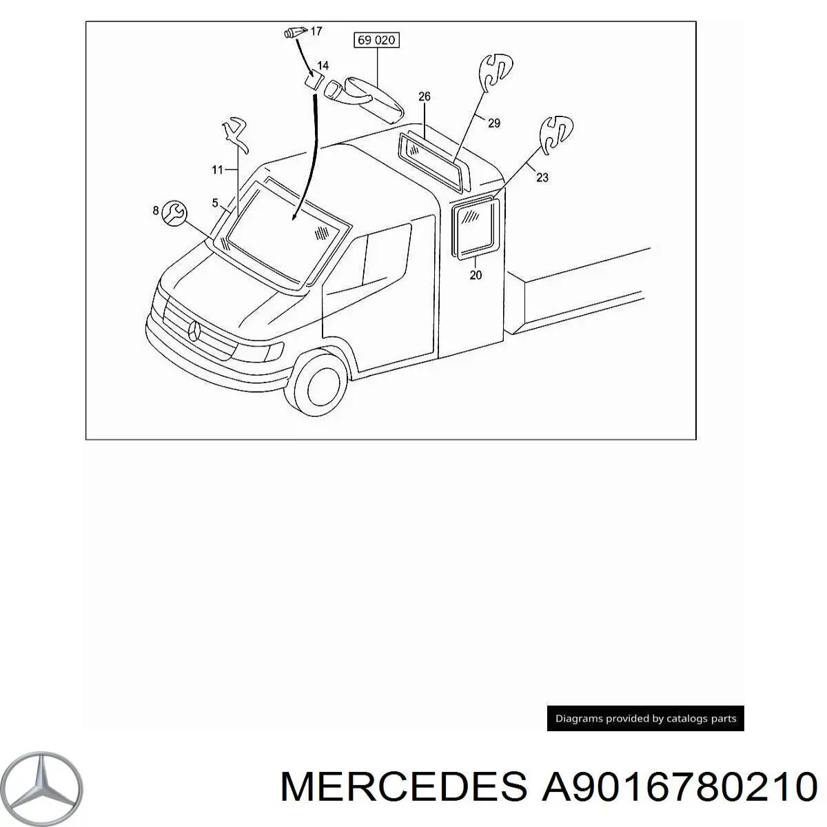  A9016780210 Mercedes