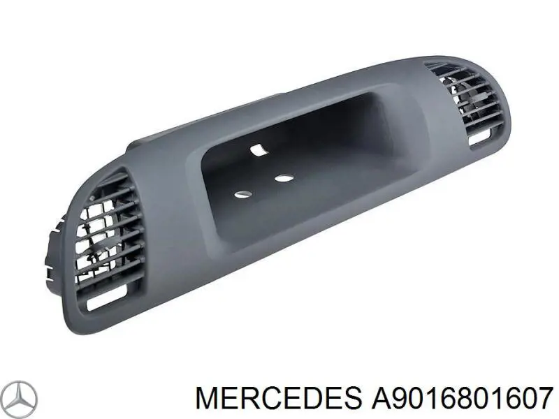 A9016801607 Mercedes молдинг (накладка панелі приладів "торпедо", правий)