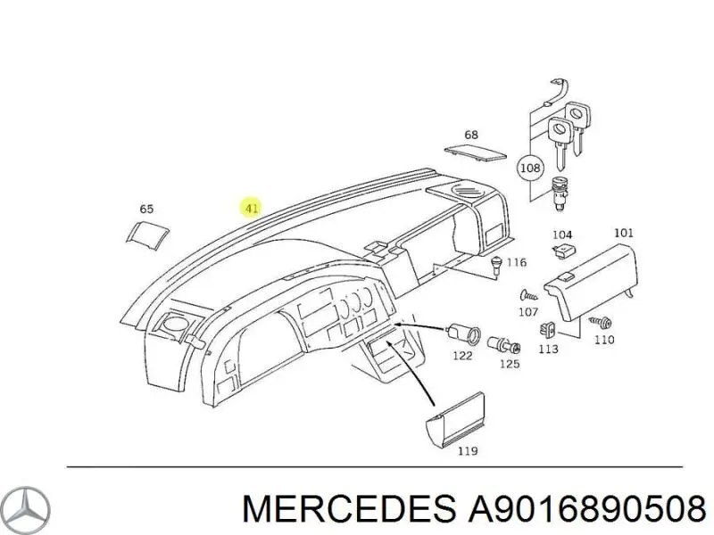 A9016890508 Mercedes 