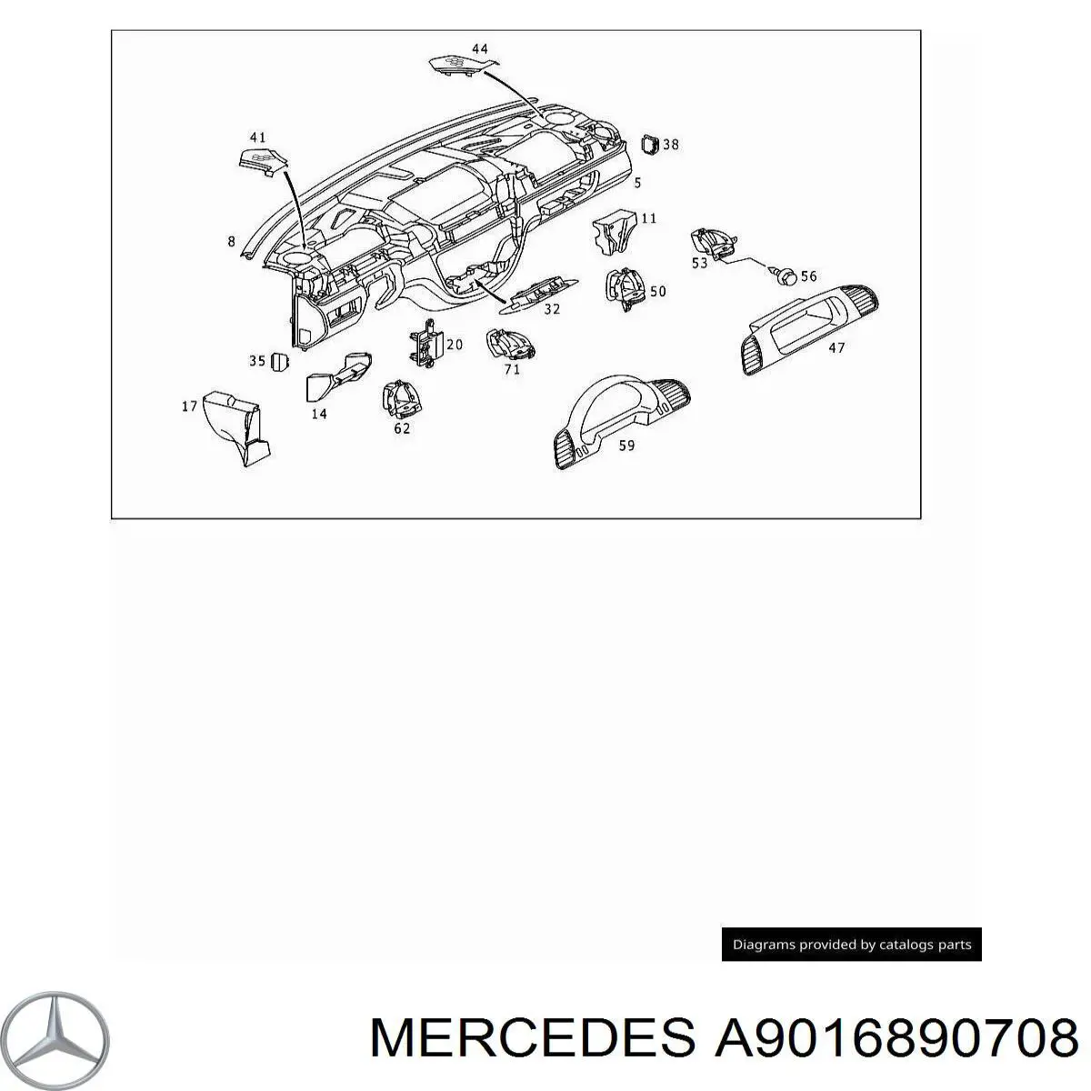  A9016890708 Mercedes