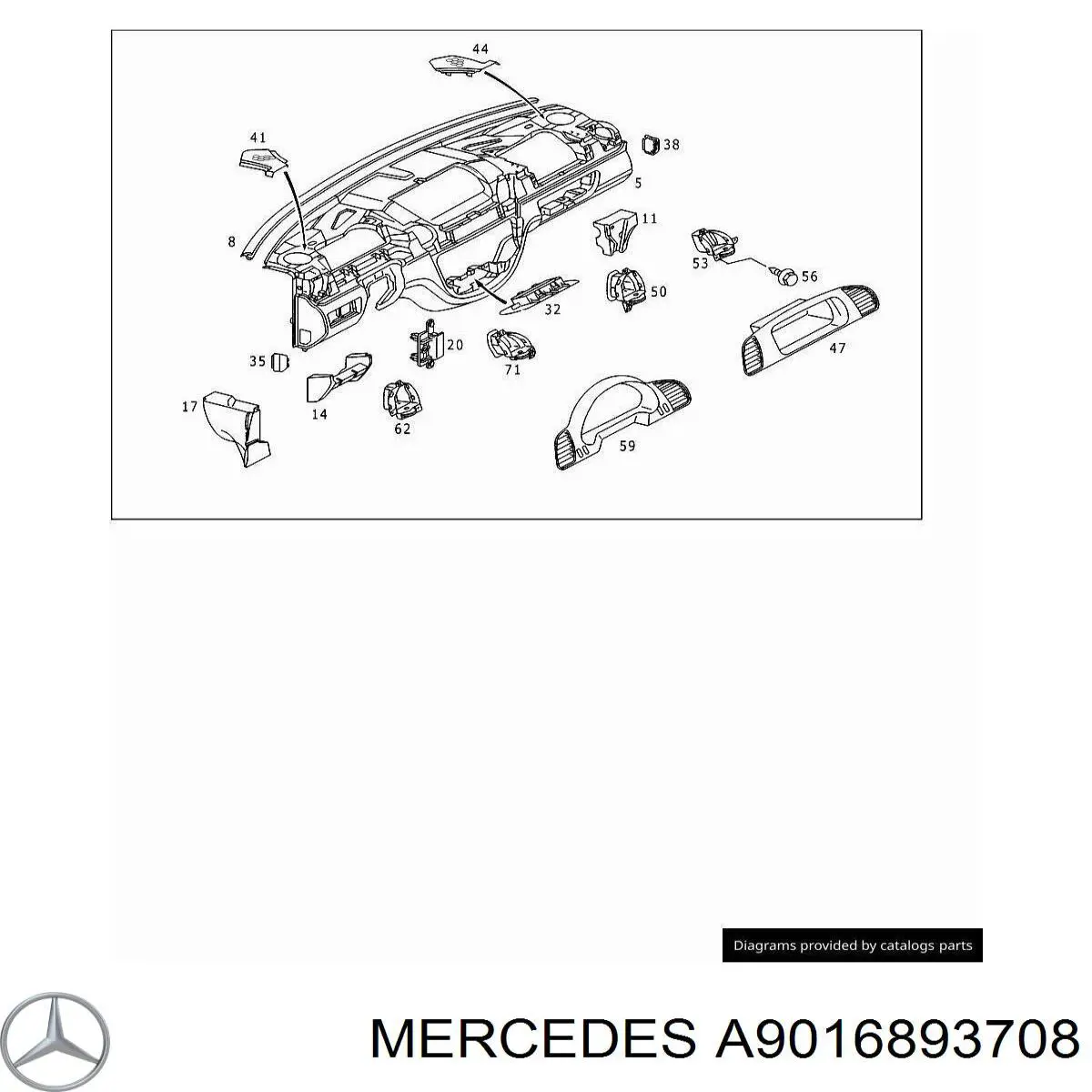 A9016893708 Mercedes 