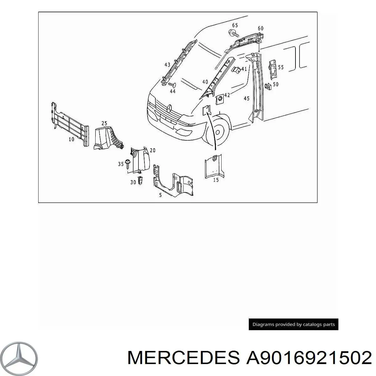  A9016921502 Mercedes