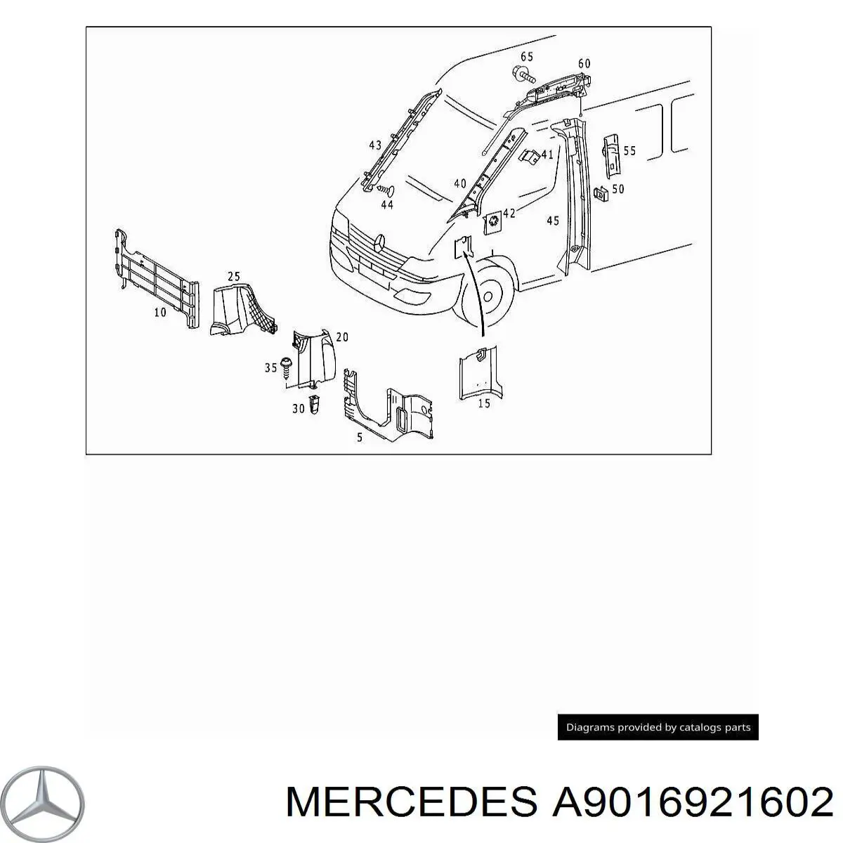 A9016921602 Mercedes 