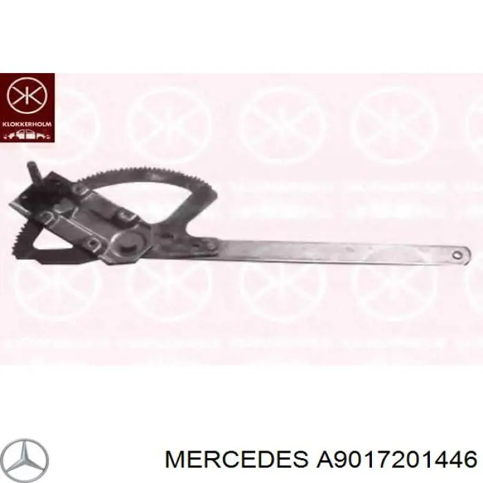 Склопідйомник з електродвигуном Mercedes A9017201446 ціна, від 23.75 USD