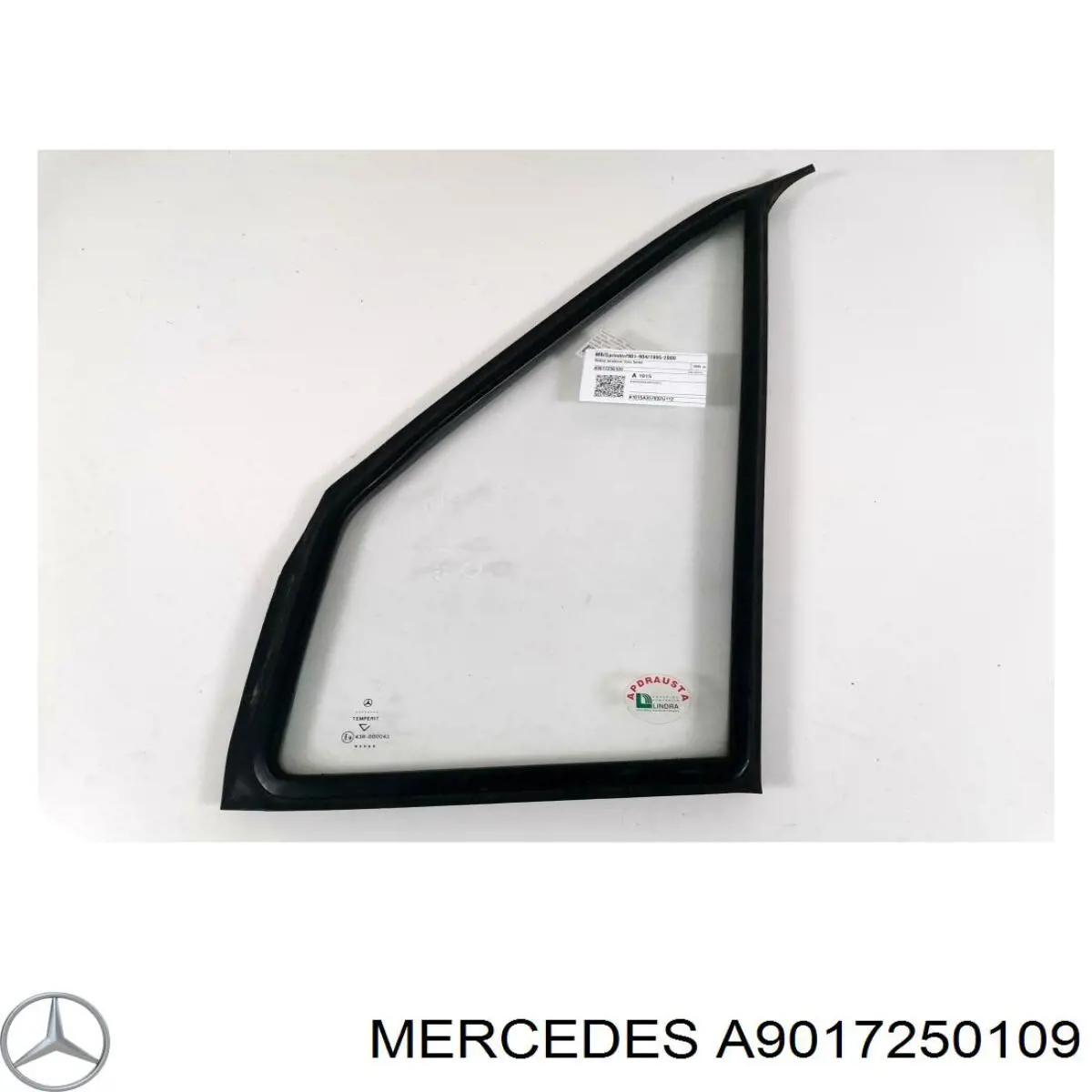 Купити A9017250109 Mercedes Скло-кватирка дверей, передніх, лівих