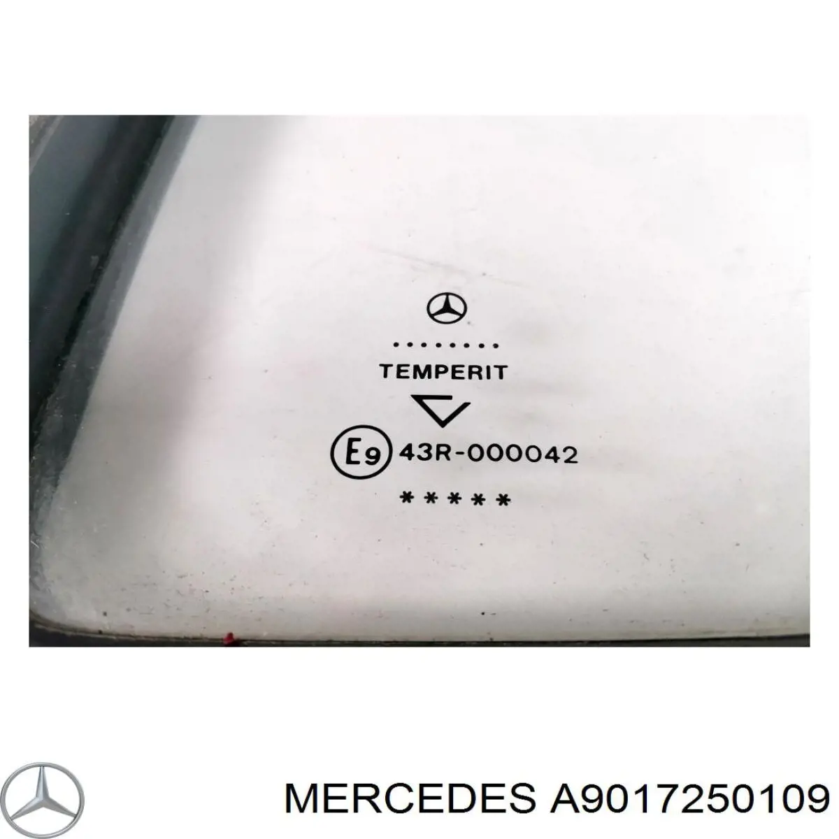 9017250109 Mercedes скло-кватирка двері, передній, лівій
