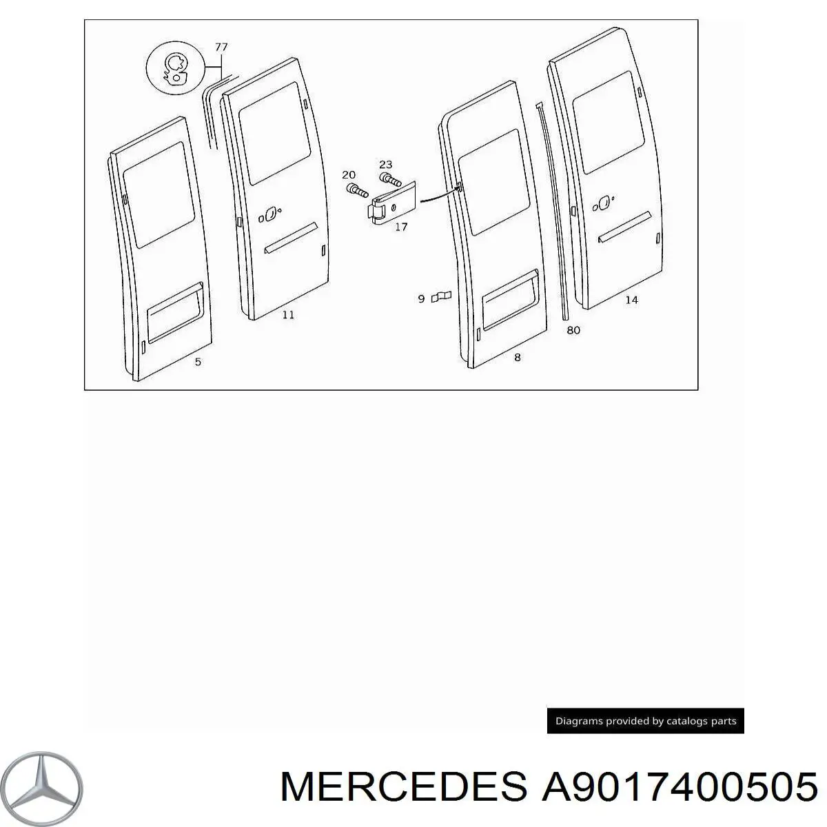  A9017400505 Mercedes