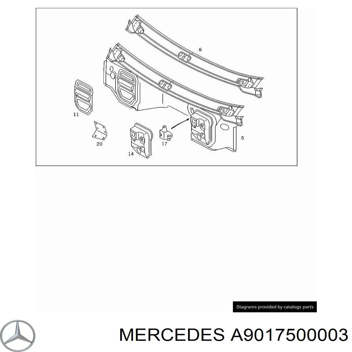  A9017500003 Mercedes