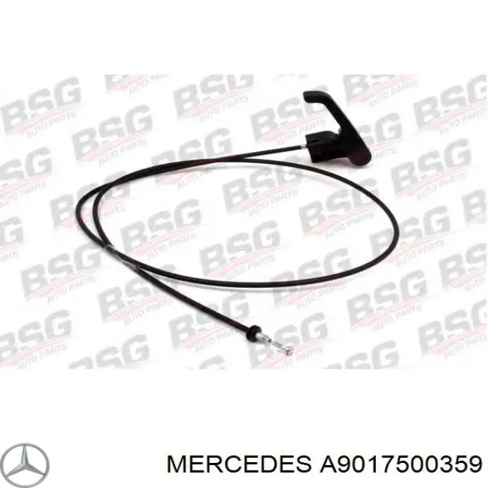 A9017500359 Mercedes Трос замка капота