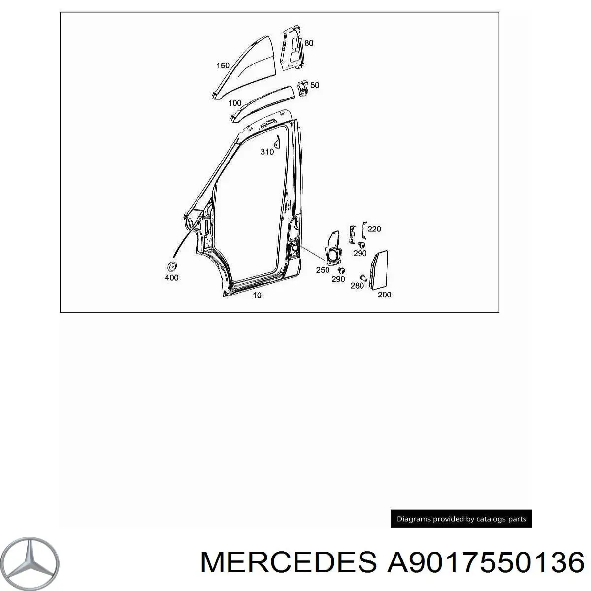  Mercedes A9017550136 ціна, від 3.99 USD