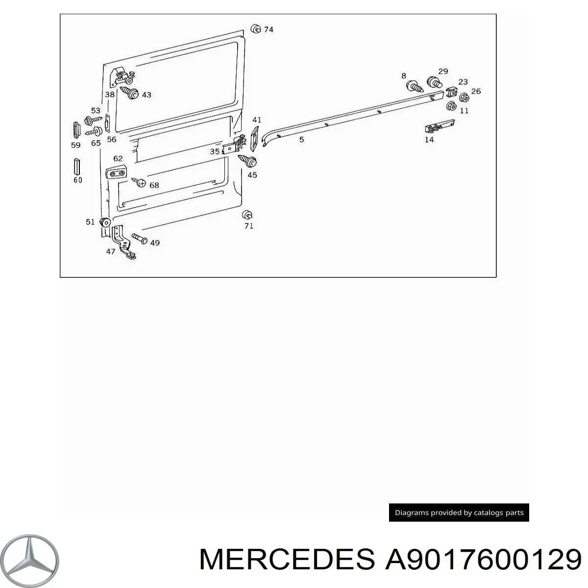 A9017600129 Mercedes 