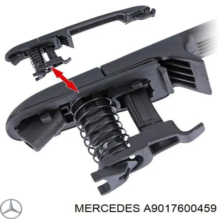 Купити A9017600459 Mercedes Ручка двері бічної/зсувної зовнішня