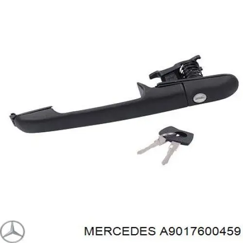 Ручка двері бічної/зсувної зовнішня Mercedes A9017600459 ціна, від 11.73 USD