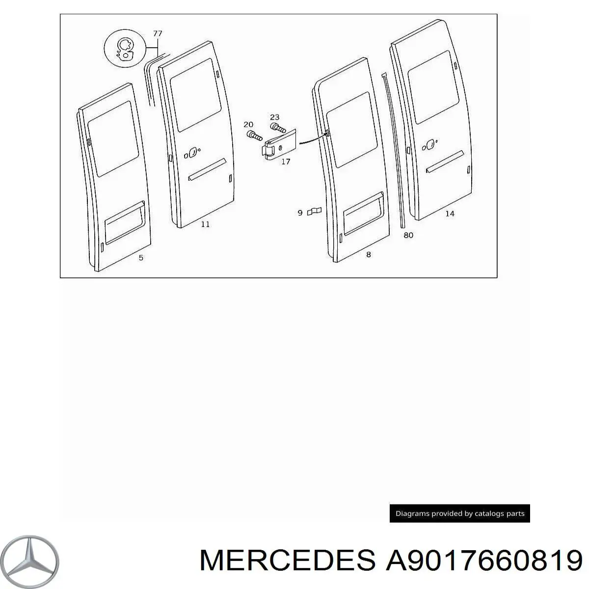 A9017660819 Mercedes 