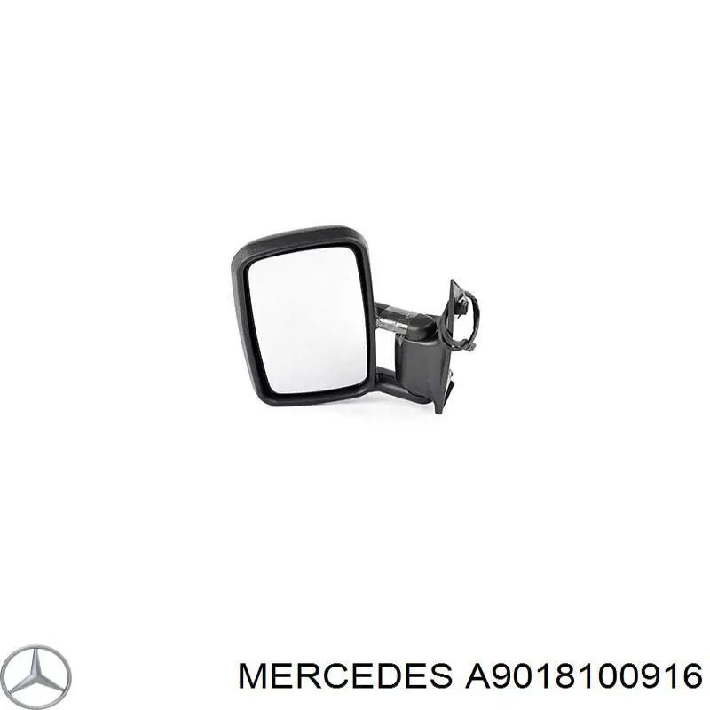 A9018100916 Mercedes Дзеркало заднього виду, ліве