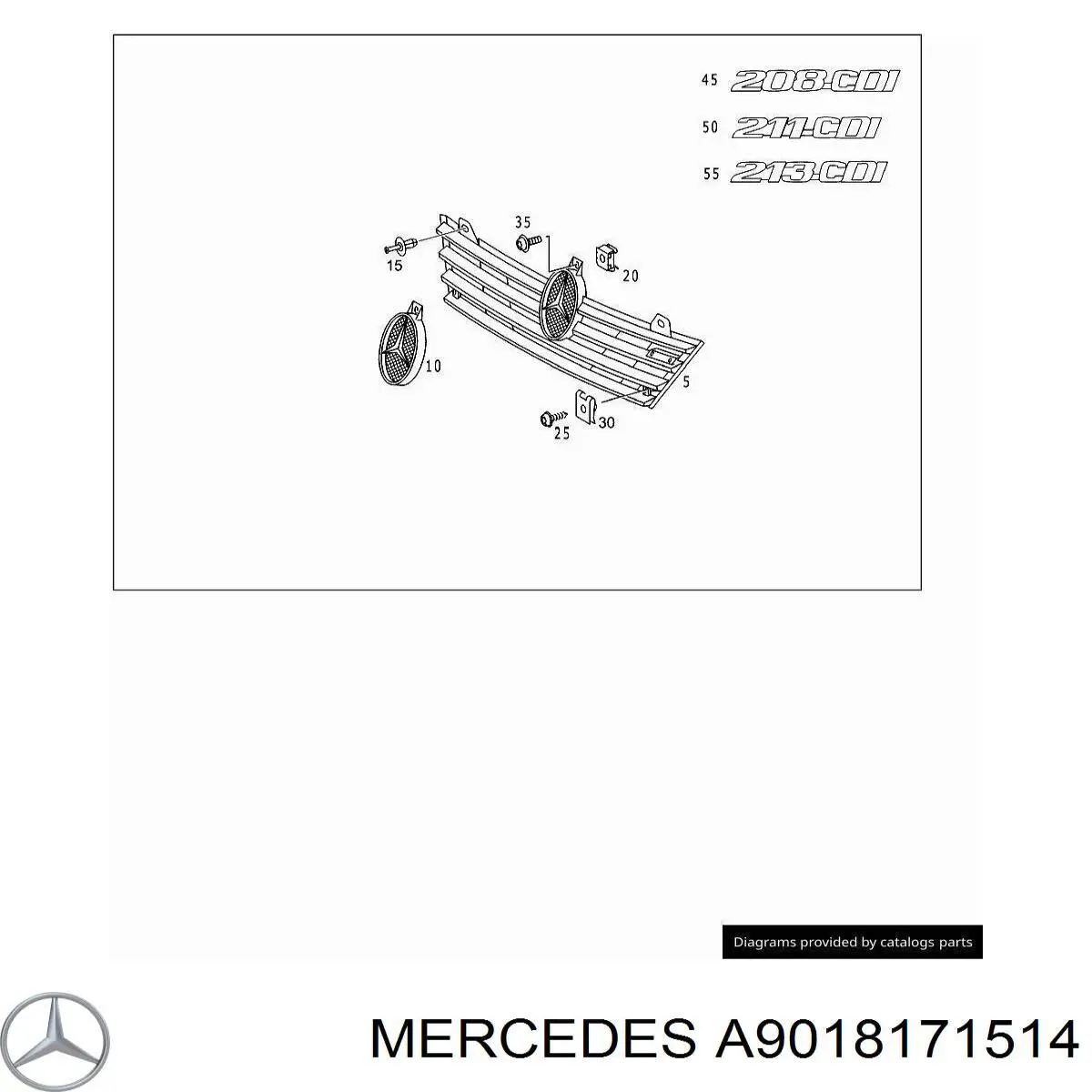 A9018171514 Mercedes 