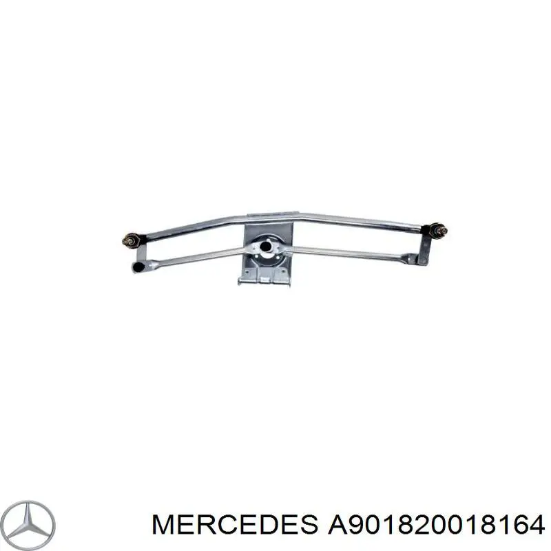 Трапеція щіток лобового скла Mercedes A901820018164 ціна, від 79.13 USD