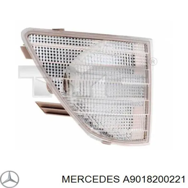 Вказівник повороту правий A9018200221 Mercedes