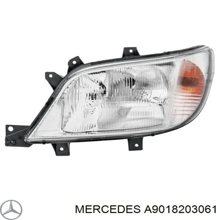 A9018203061 Mercedes Фара дальнього світла в зборі