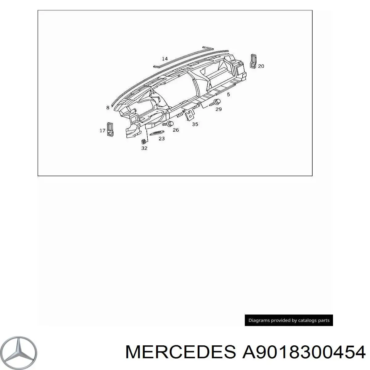  A9018300454 Mercedes