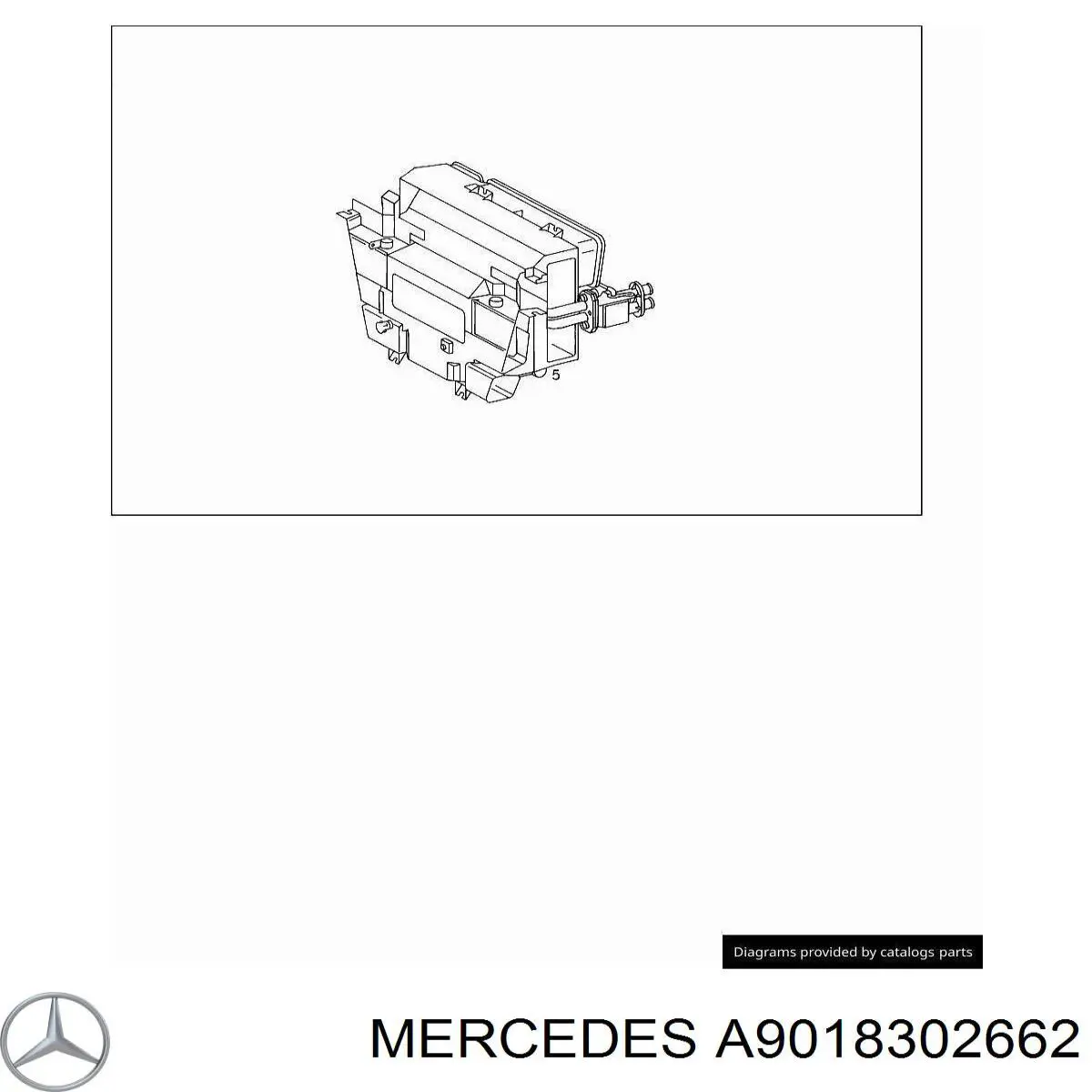 A9018302662 Mercedes Внутрішньосалонний фільтр