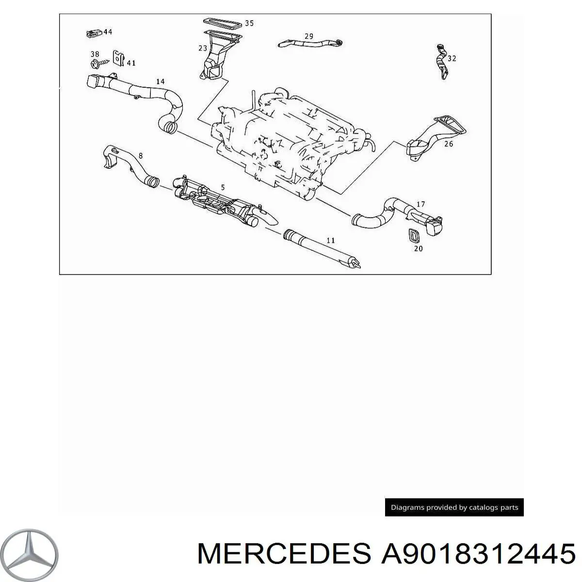 A9018312445 Mercedes 