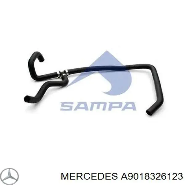Шланг радіатора опалювача/пічки, подача Mercedes A9018326123 ціна, від 17.61 USD