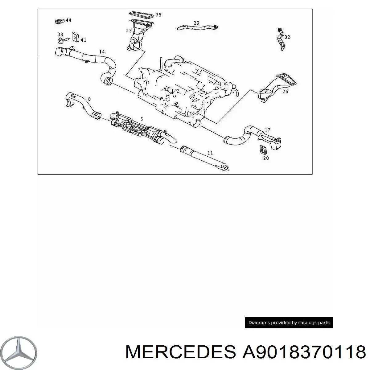 A9018370118 Mercedes 