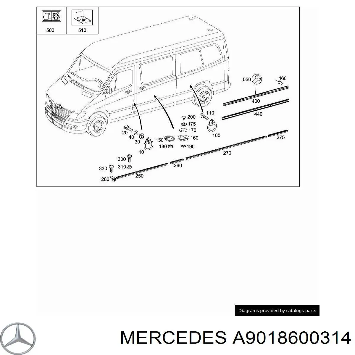 Петля кріплення вантажу Mercedes A9018600314 ціна, від 10.16 USD