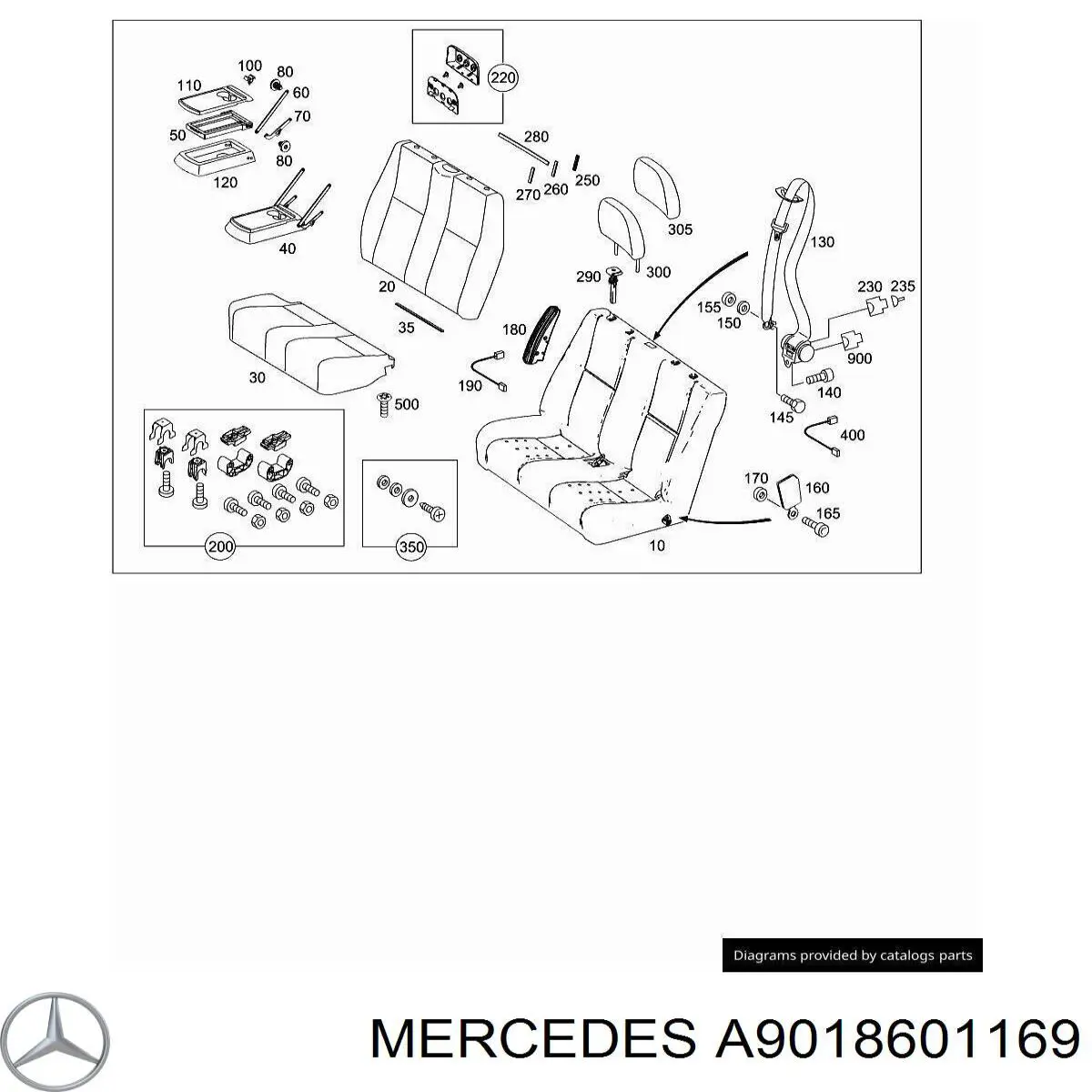  Mercedes A9018601169