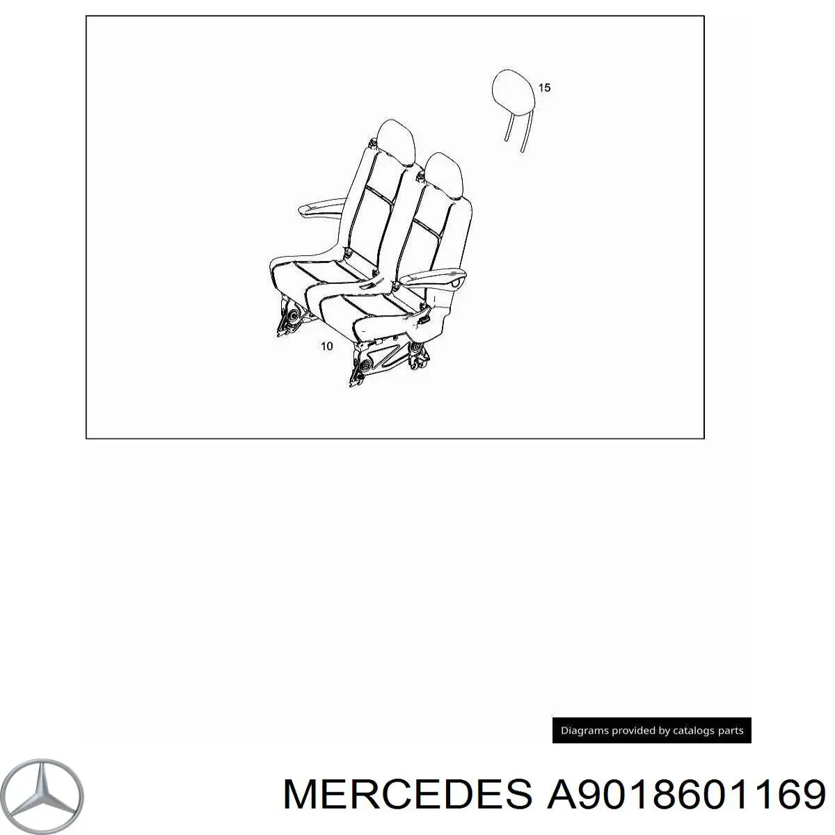  Mercedes A9018601169 ціна, від 10.14 USD