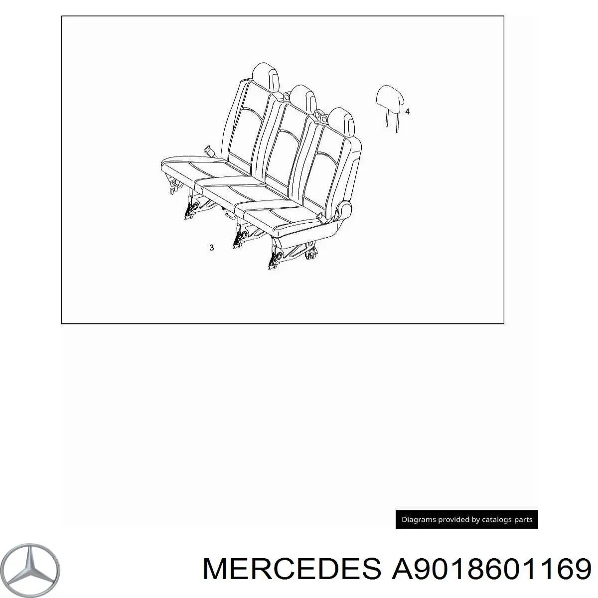 Купити A9018601169 Mercedes 
