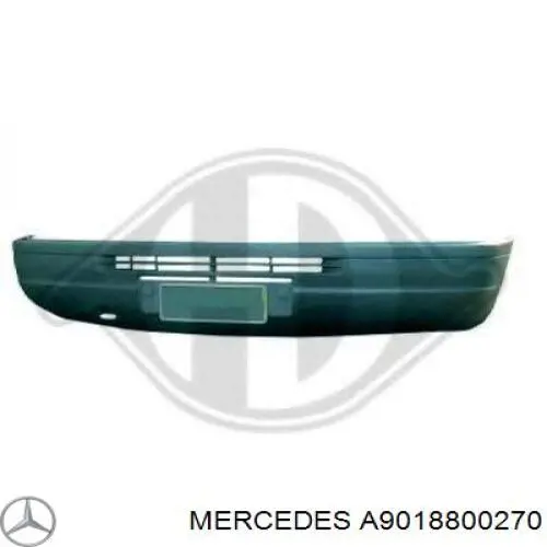 A9018800270 Mercedes бампер передній