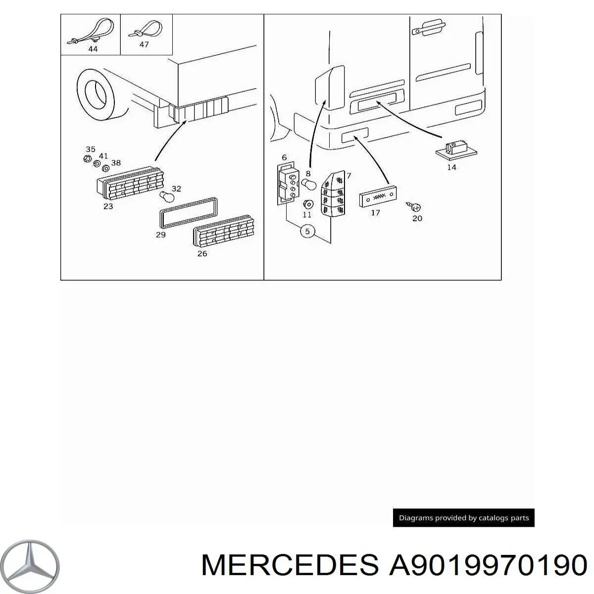  A9019970190 Mercedes