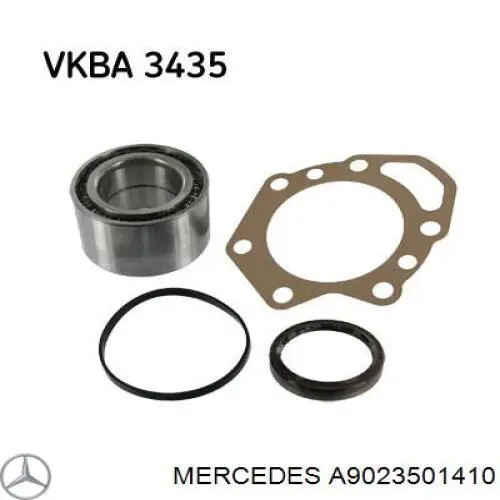 Підшипник маточини задньої Mercedes A9023501410 ціна, від 18.28 USD