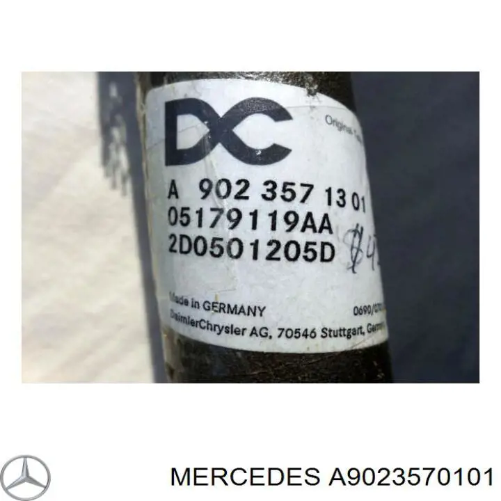 Піввісь задня, ліва Mercedes A9023570601 ціна, від 126.69 USD