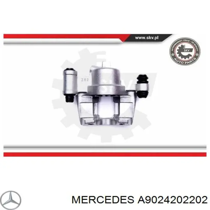 Супорт задній лівий A9024202202 Mercedes