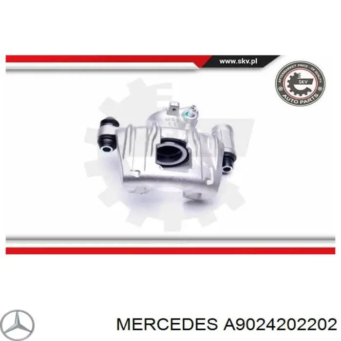 Супорт гальмівний задній лівий Mercedes A9024202202 ціна, від 53.99 USD