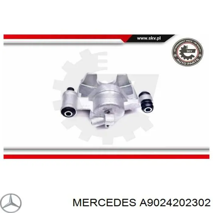 Супорт гальмівний задній правий Mercedes A9024202302 ціна, від 47.91 USD