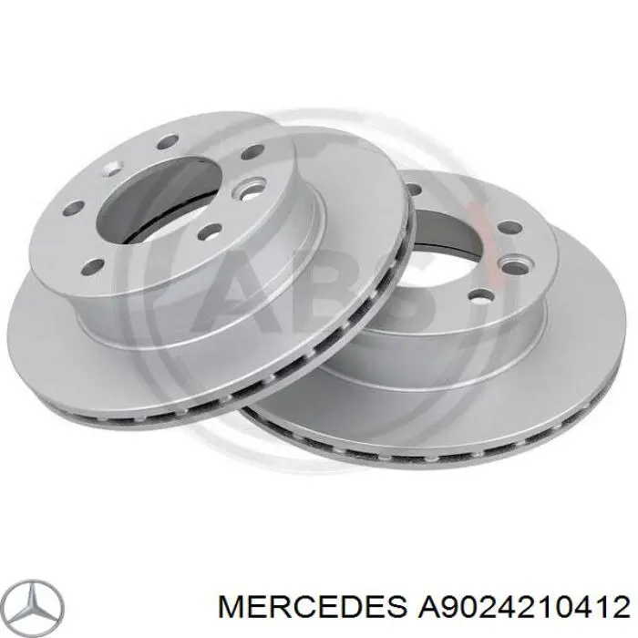 Купити A9024210412 Mercedes Ротор гальмівний