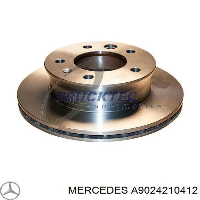 Гальмівні диски передні A9024210412 Mercedes