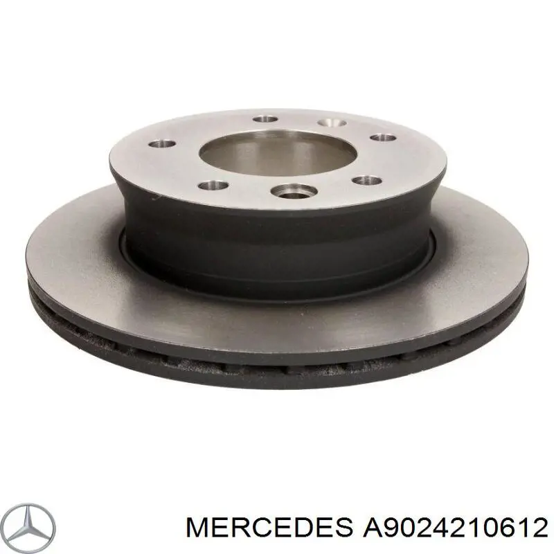 Диск переднього гальма Mercedes A9024210612 ціна, від 42.07 USD