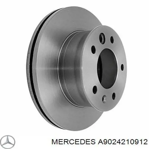Гальмівні диски передні A9024210912 Mercedes