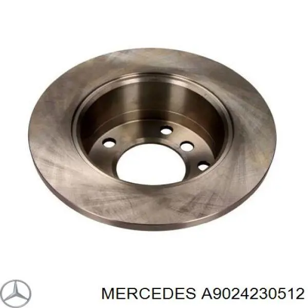 Задні дискові гальма Mercedes A9024230512 ціна, від 41.64 USD