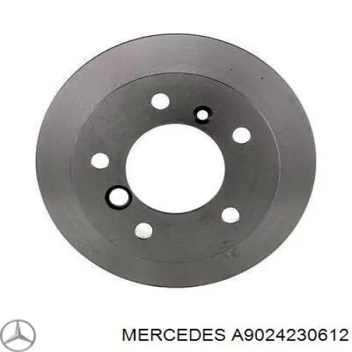 Купити A9024230612 Mercedes Диск заднього гальма